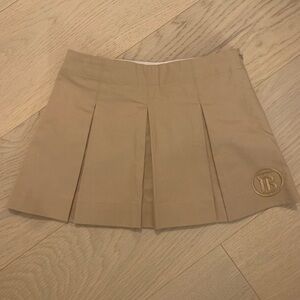 Burberry Beige pleated Toddler Skirt